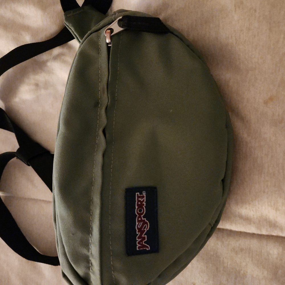 Jansport Olive Unisex Adjustable Belt Bag